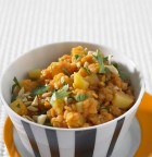 Rotes Linsengemüse mit Kartoffeln
